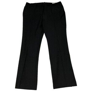 NWT Worthington Women's Black Dress Pants Modern Fit Trouser Leg Plus Size 20W